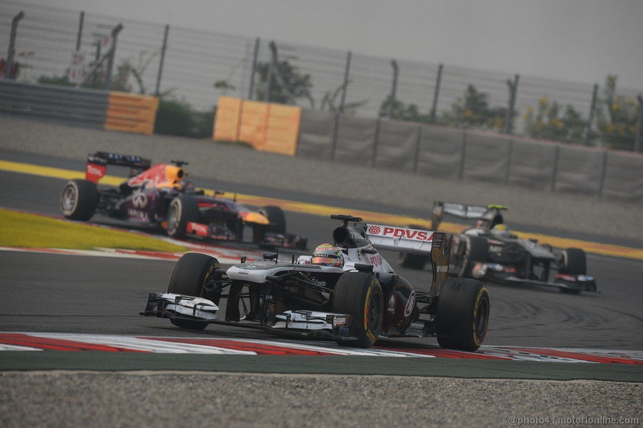 GP INDIA, 27.10.2013- Gara: Pastor Maldonado (VEN) Williams F1 Team FW35 