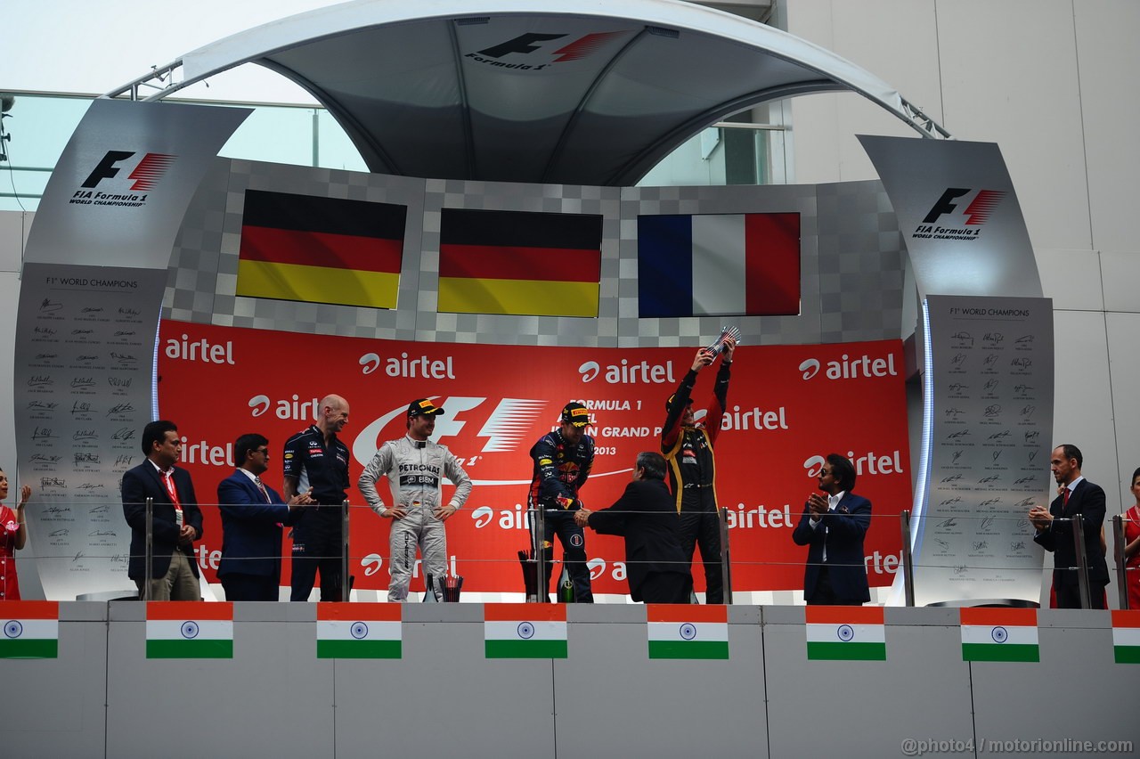 GP INDIA, 27.10.2013- Podium: 