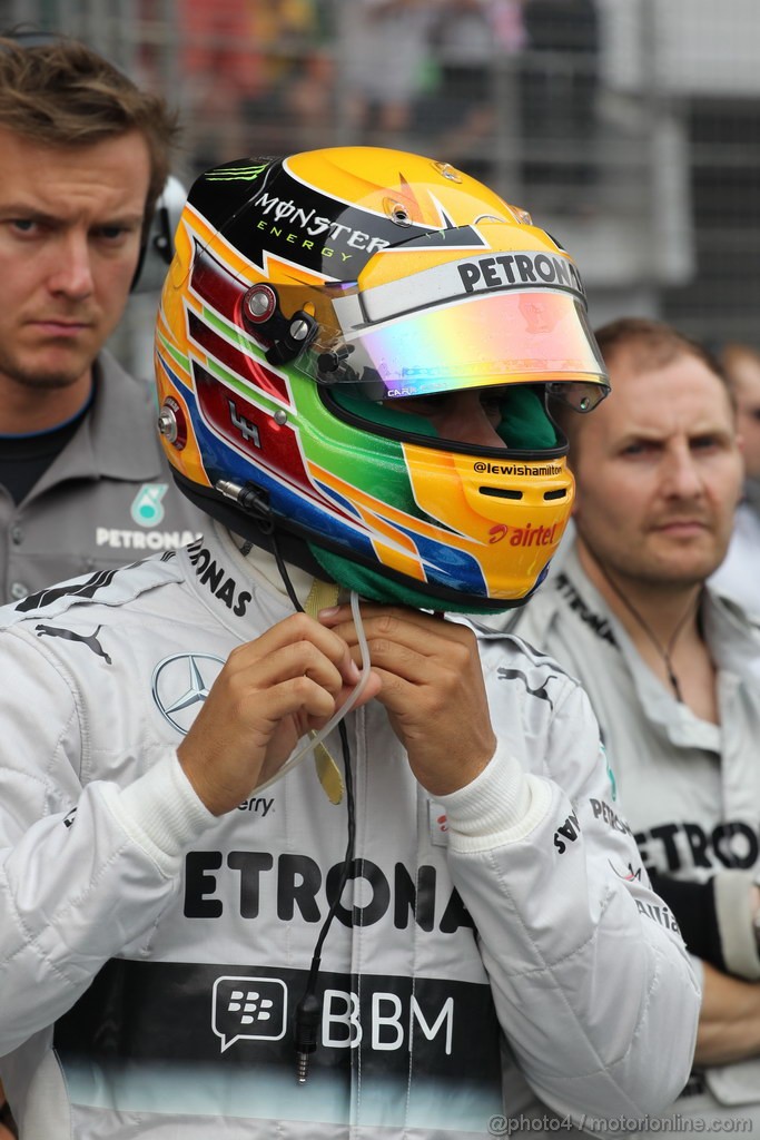 GP INDIA, 27.10.2013- Gara: Lewis Hamilton (GBR) Mercedes AMG F1 W04 