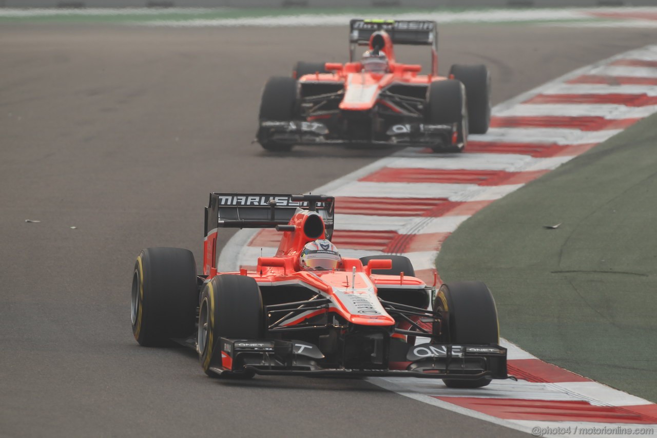GP INDIA, 27.10.2013- Gara: Jules Bianchi (FRA) Marussia F1 Team MR02 