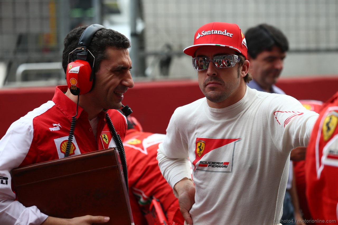 GP INDIA, 27.10.2013- Gara: Fernando Alonso (ESP) Ferrari F138 