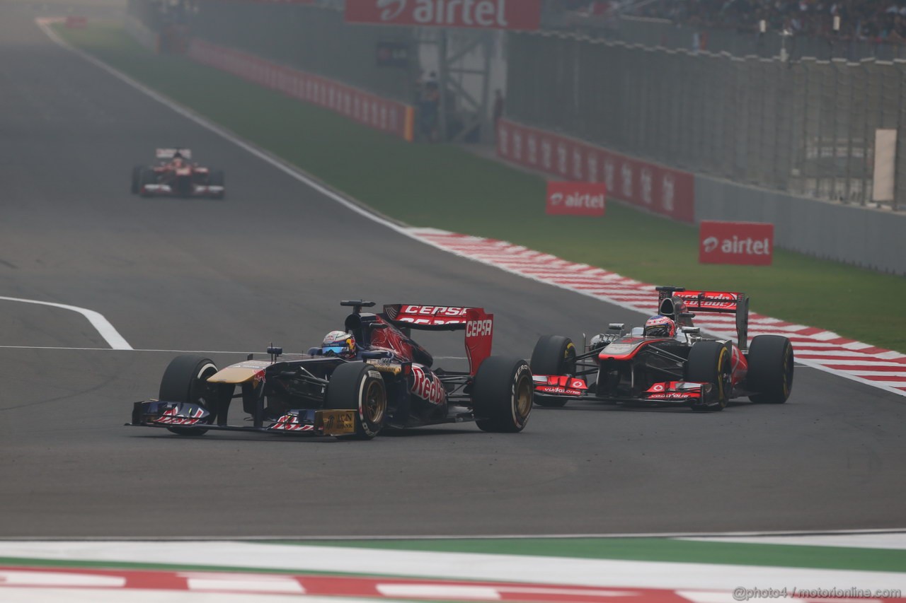 GP INDIA, 27.10.2013- Gara: Jean-Eric Vergne (FRA) Scuderia Toro Rosso STR8 