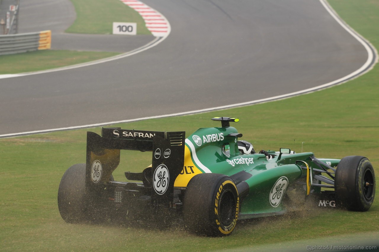 GP INDIA, 27.10.2013- Gara: Giedo Van der Garde (NED), Caterham F1 Team CT03 