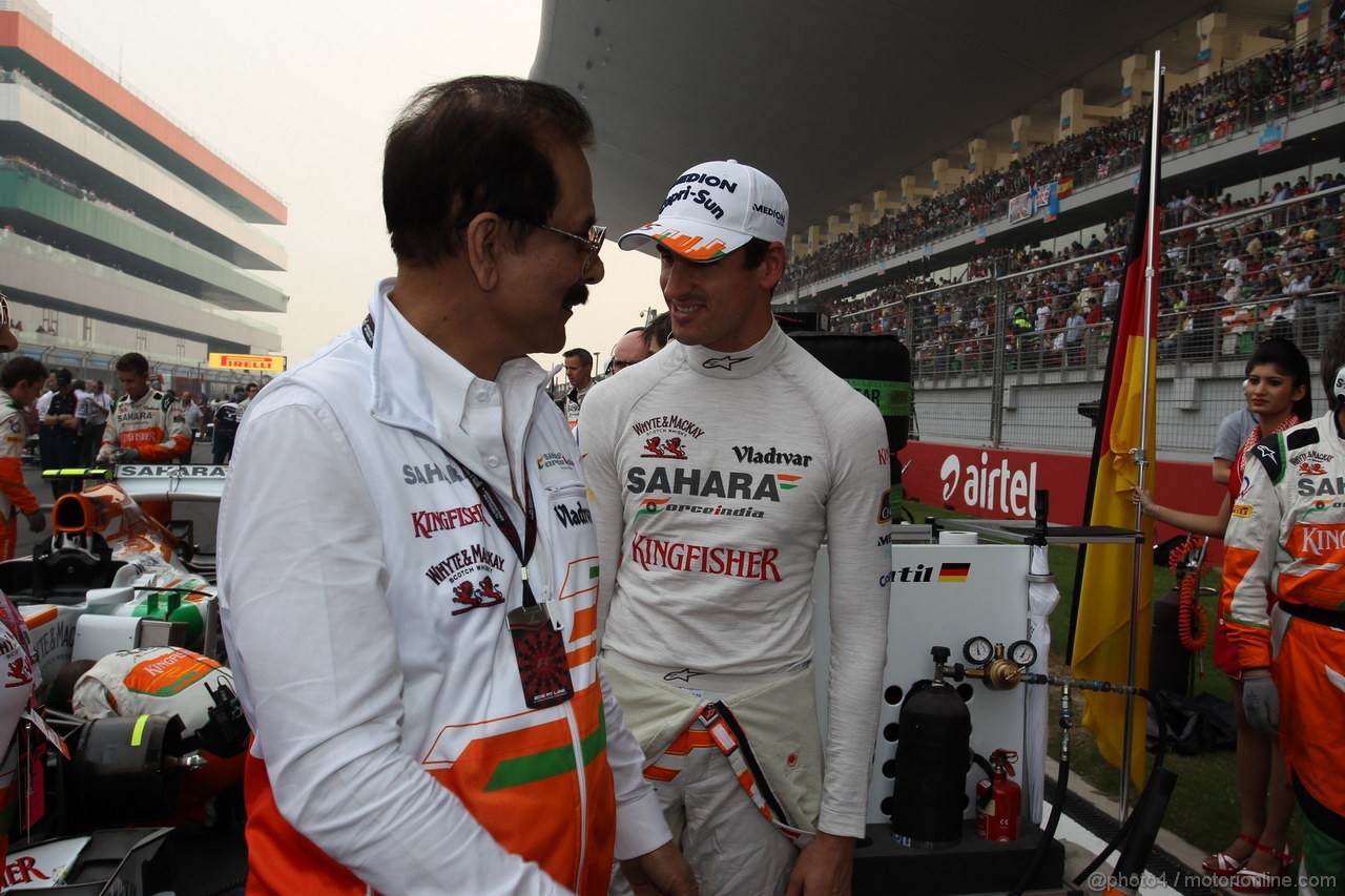 GP INDIA, 27.10.2013- Gara: Adrian Sutil (GER), Sahara Force India F1 Team VJM06 