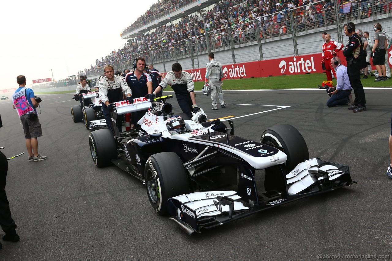 GP INDIA, 27.10.2013- Gara: Valtteri Bottas (FIN), Williams F1 Team FW35 