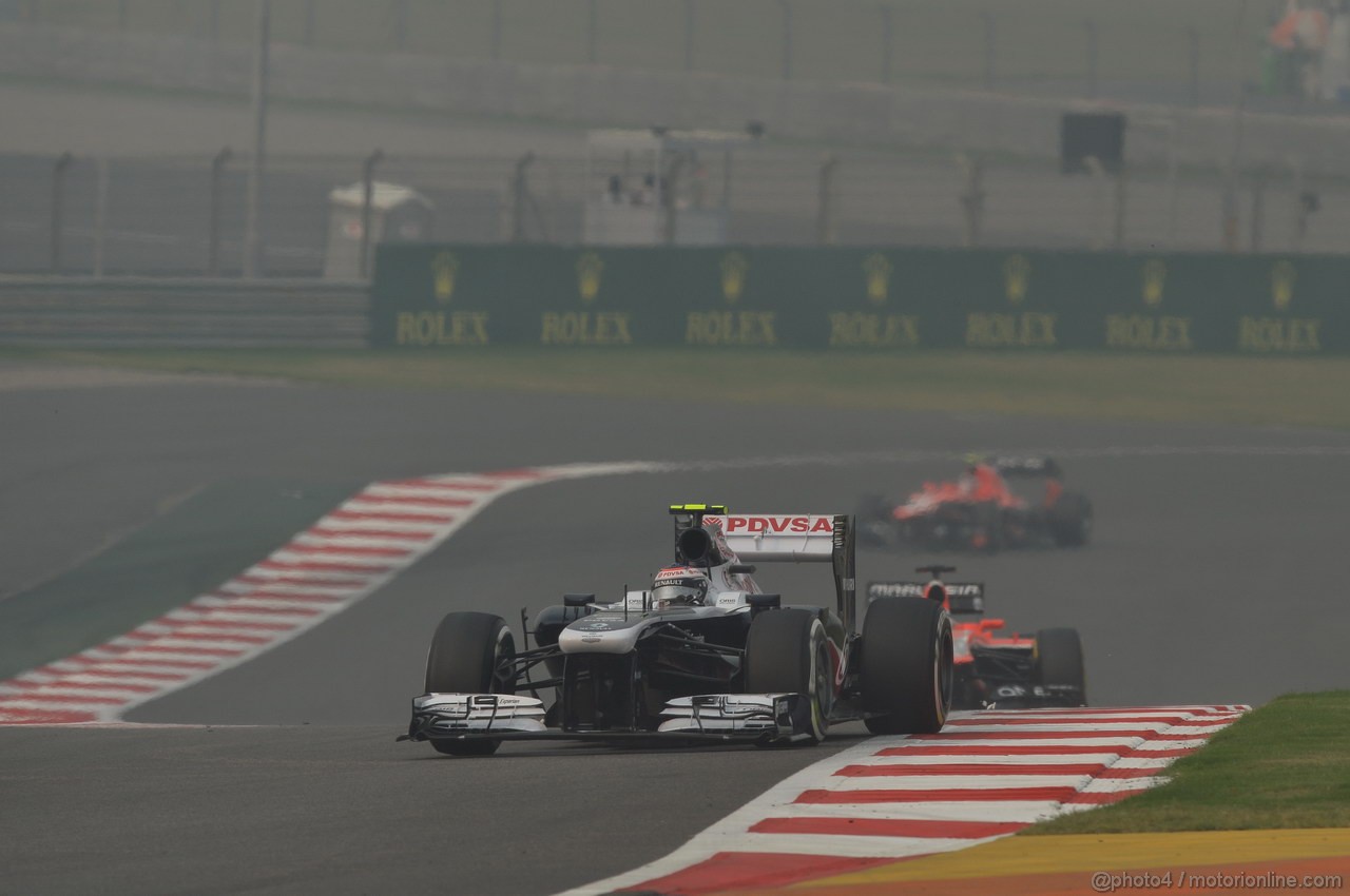 GP INDIA, 27.10.2013- Gara: Valtteri Bottas (FIN), Williams F1 Team FW35 