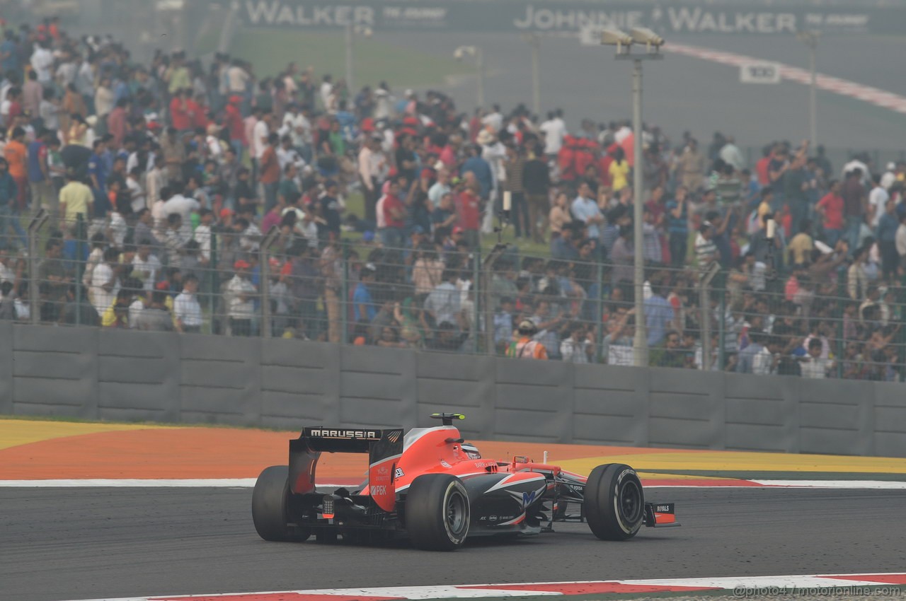 GP INDIA, 27.10.2013- Gara: Max Chilton (GBR), Marussia F1 Team MR02 