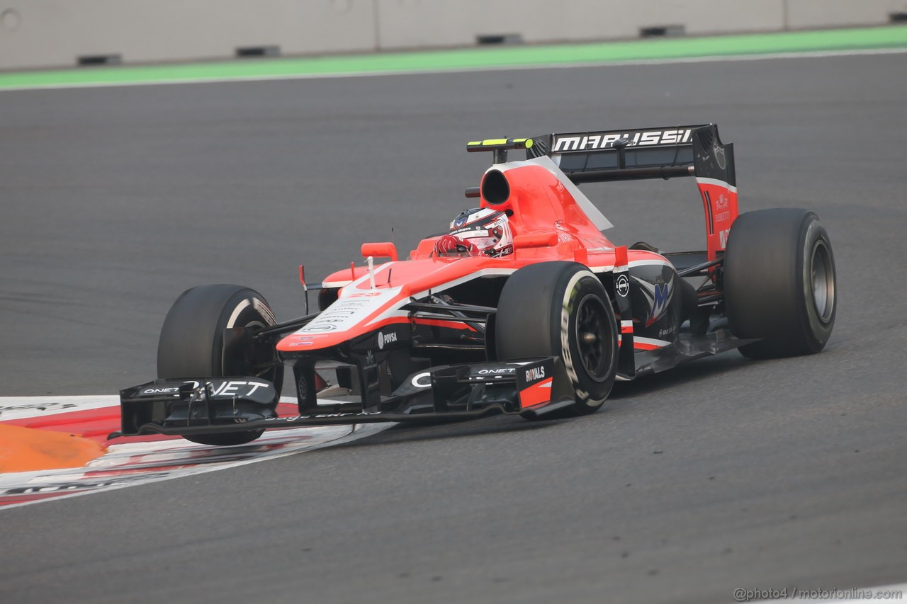 GP INDIA, 27.10.2013- Gara: Max Chilton (GBR), Marussia F1 Team MR02 