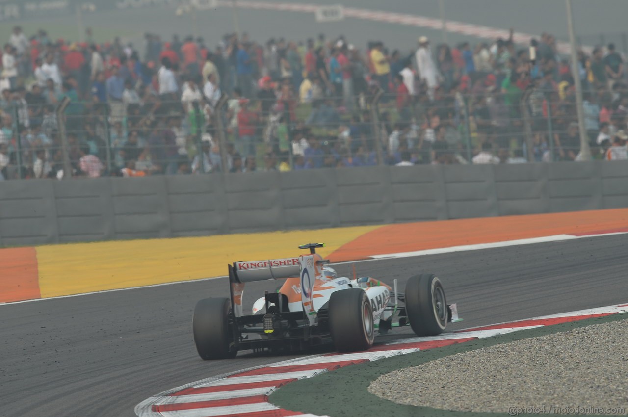 GP INDIA, 27.10.2013- Gara: Adrian Sutil (GER), Sahara Force India F1 Team VJM06 