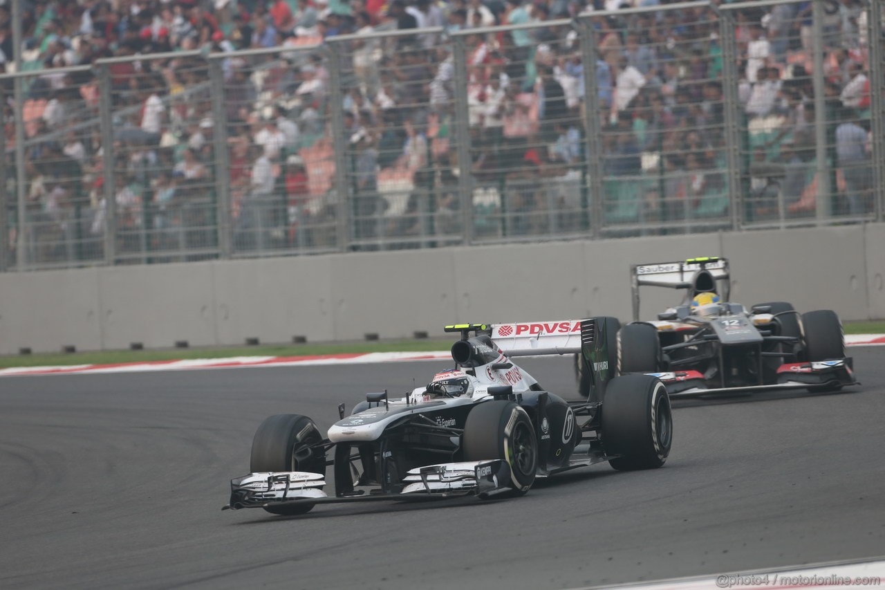 GP INDIA, 27.10.2013- Gara: Valtteri Bottas (FIN), Williams F1 Team FW35 