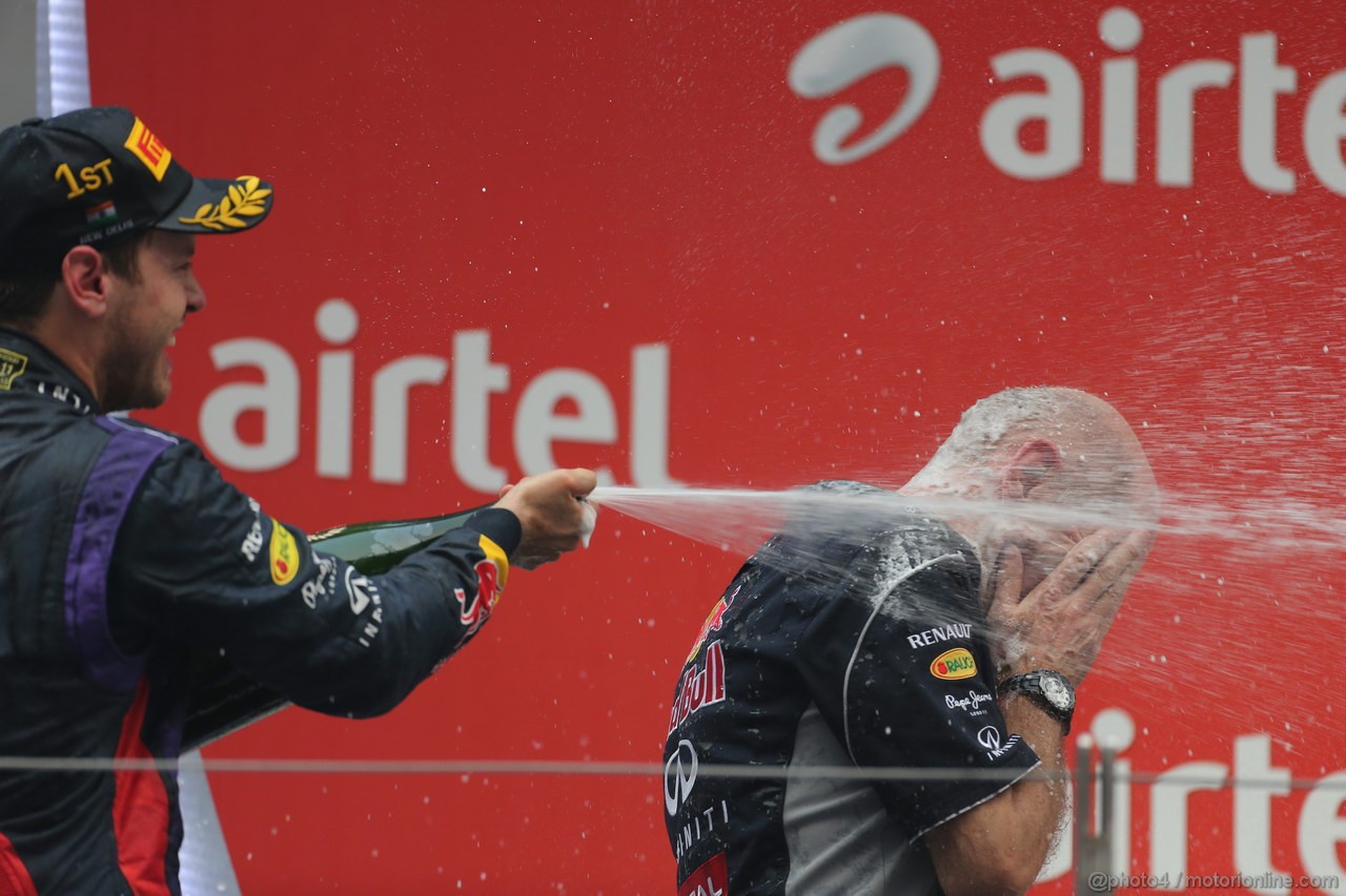 GP INDIA, 27.10.2013- Podium: Adrian Newey (GBR), Red Bull Racing , Technical Operations Director 