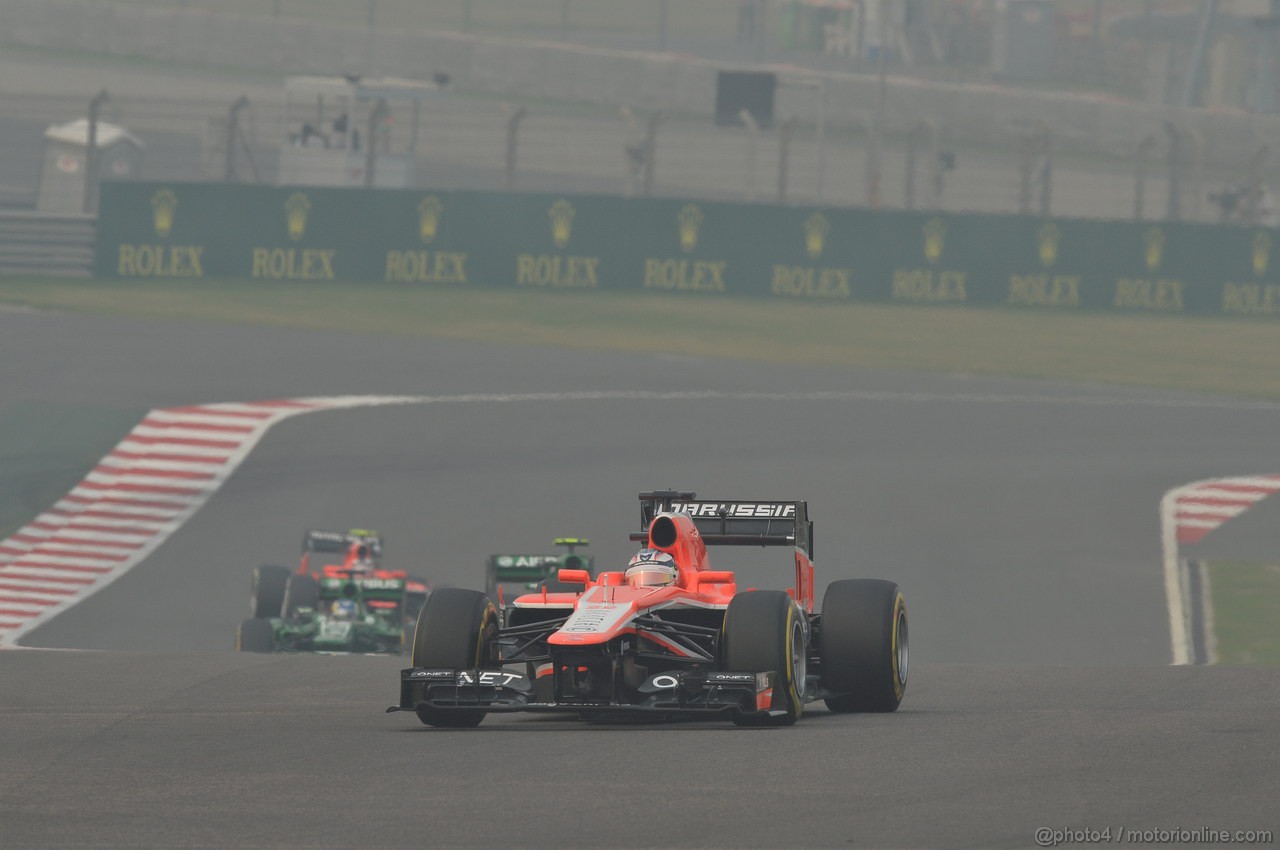 GP INDIA, 27.10.2013- Gara: Jules Bianchi (FRA) Marussia F1 Team MR02 