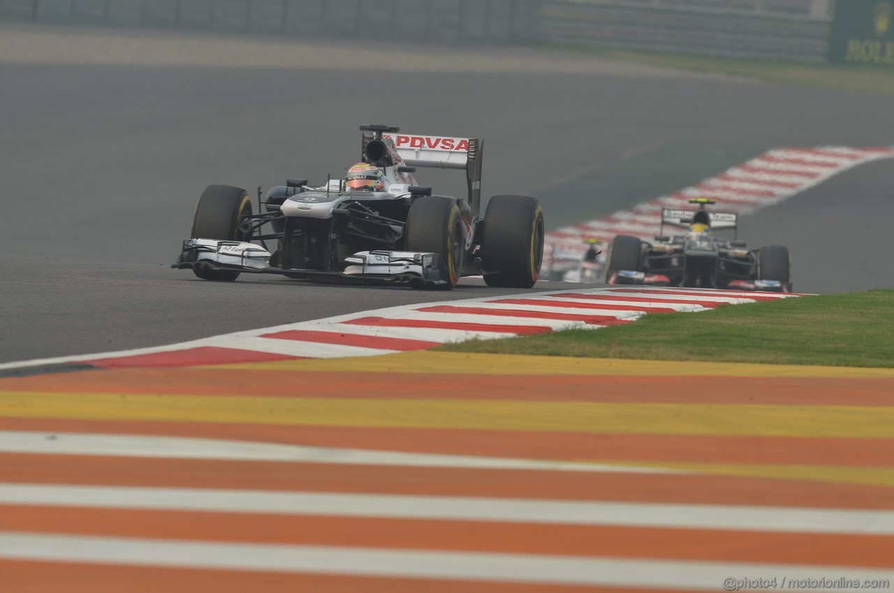 GP INDIA, 27.10.2013- Gara: Pastor Maldonado (VEN) Williams F1 Team FW35 