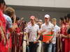 GP INDIA, 27.10.2013- Drivers parade: Jenson Button (GBR) McLaren Mercedes MP4-28 