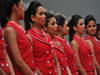 GP INDIA, 27.10.2013- Desfile de pilotos: Chicas