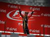 GP INDIA, 27.10.2013- Podium: Romain Grosjean (FRA) Lotus F1 Team E21 (terzo)