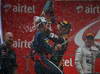GP INDIA, 27.10.2013- Podio: Sebastian Vettel (GER) Red Bull Racing RB9 (ganador)