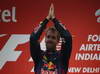 GP INDIA, 27.10.2013- Podium: Sebastian Vettel (GER) Red Bull Racing RB9 (vincitore)