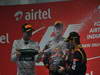 GP INDIA, 27.10.2013- Podium: Sebastian Vettel (GER) Red Bull Racing RB9 (vincitore), Nico Rosberg (GER) Mercedes AMG F1 W04 (secondo) e Romain Grosjean (FRA) Lotus F1 Team E21 (terzo) 