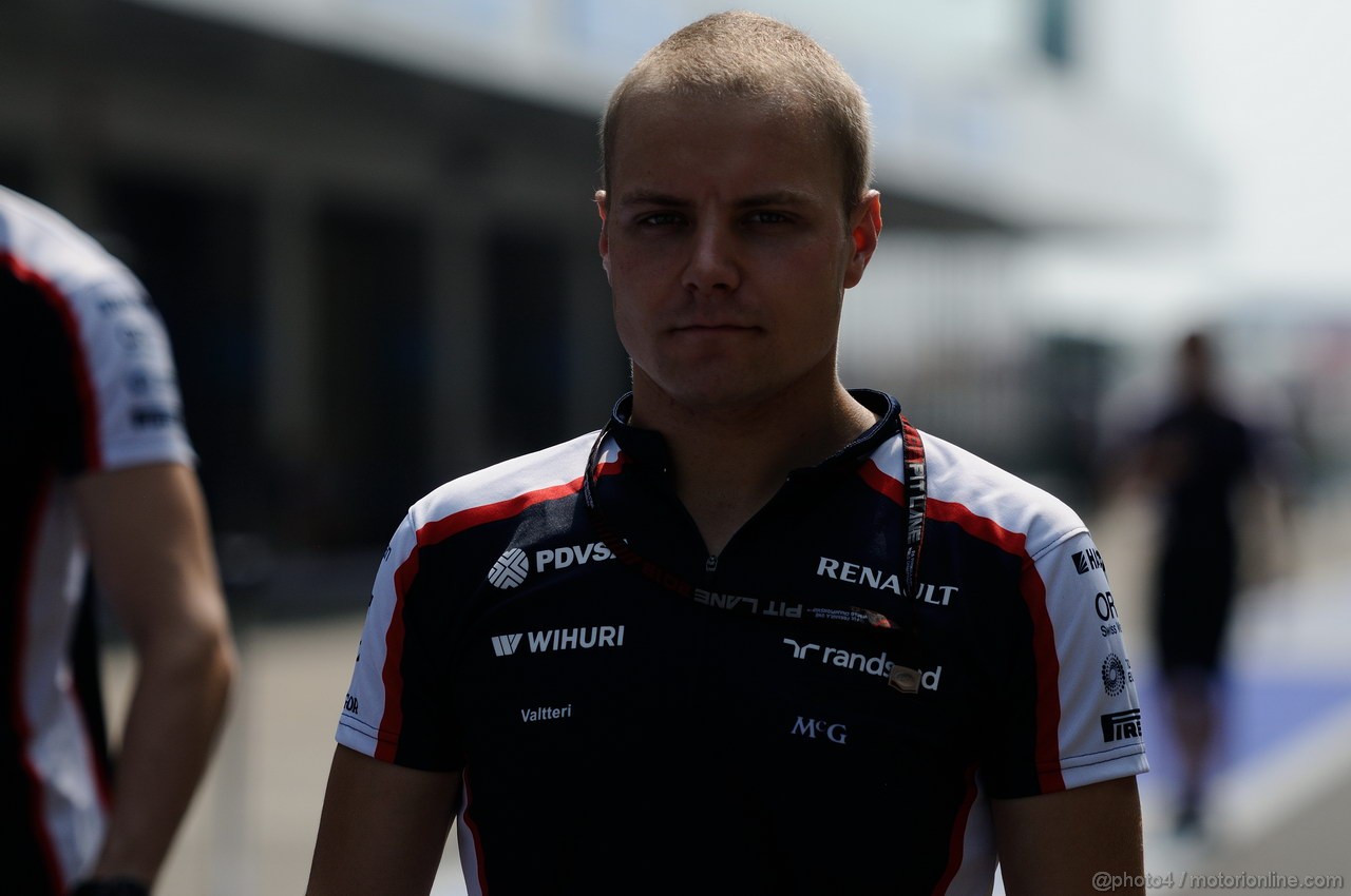 GP INDIA, 24.10.2013- Valtteri Bottas (FIN), Williams F1 Team FW35 