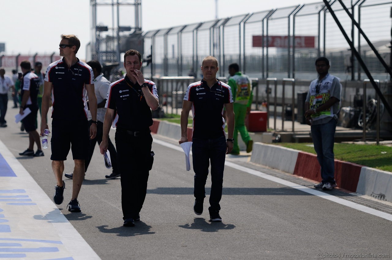 GP INDIA, 24.10.2013- Valtteri Bottas (FIN), Williams F1 Team FW35 