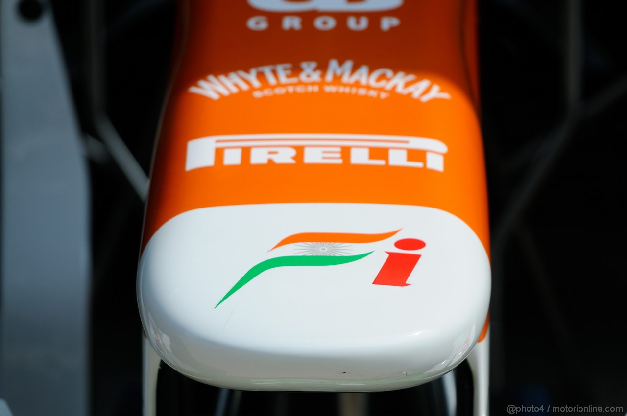 GP INDIA, 24.10.2013- Sahara Force India F1 Team VJM06 front wing