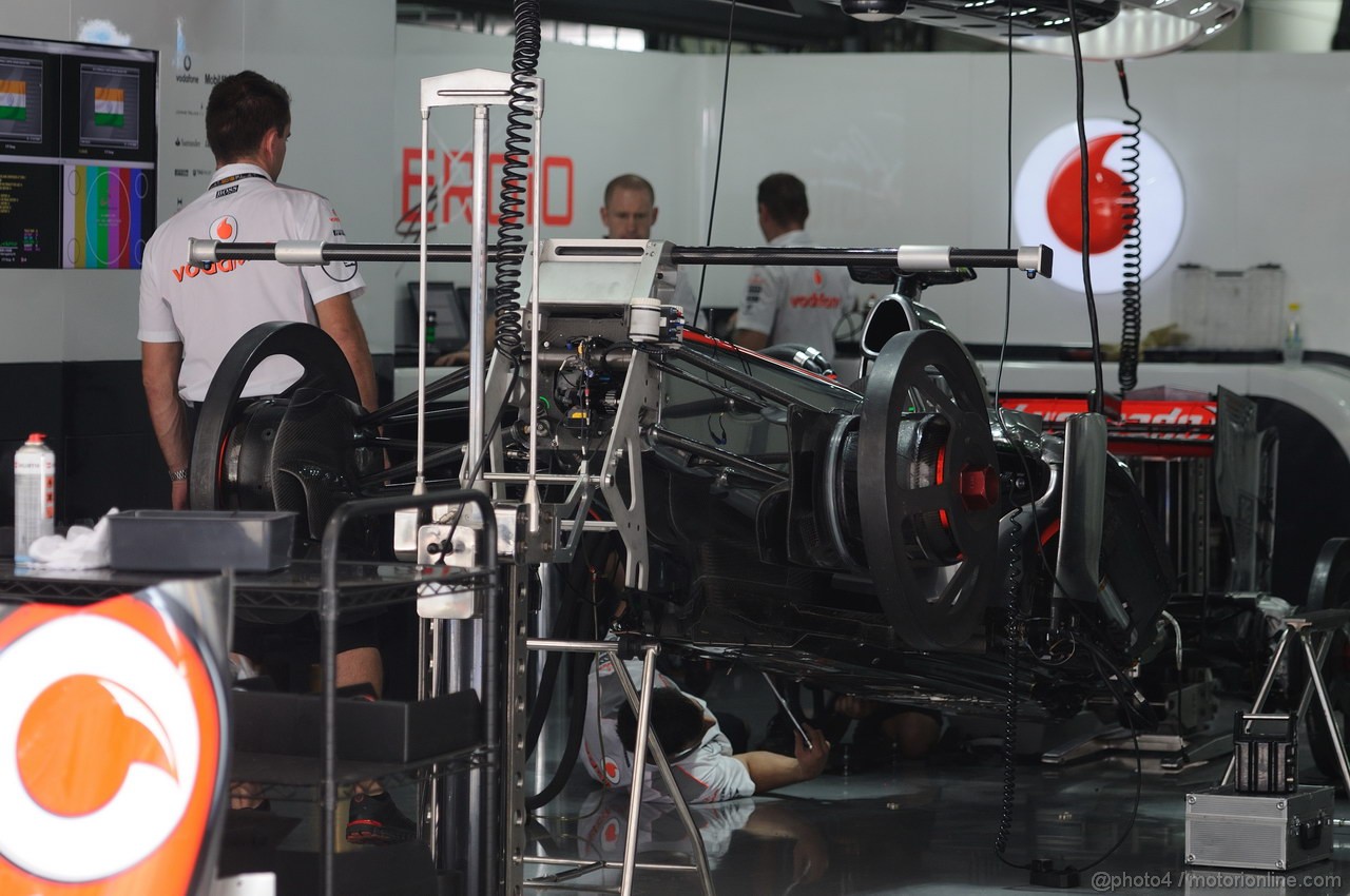 GP INDIA, Sergio Perez (MEX) McLaren MP4-28 tech details 