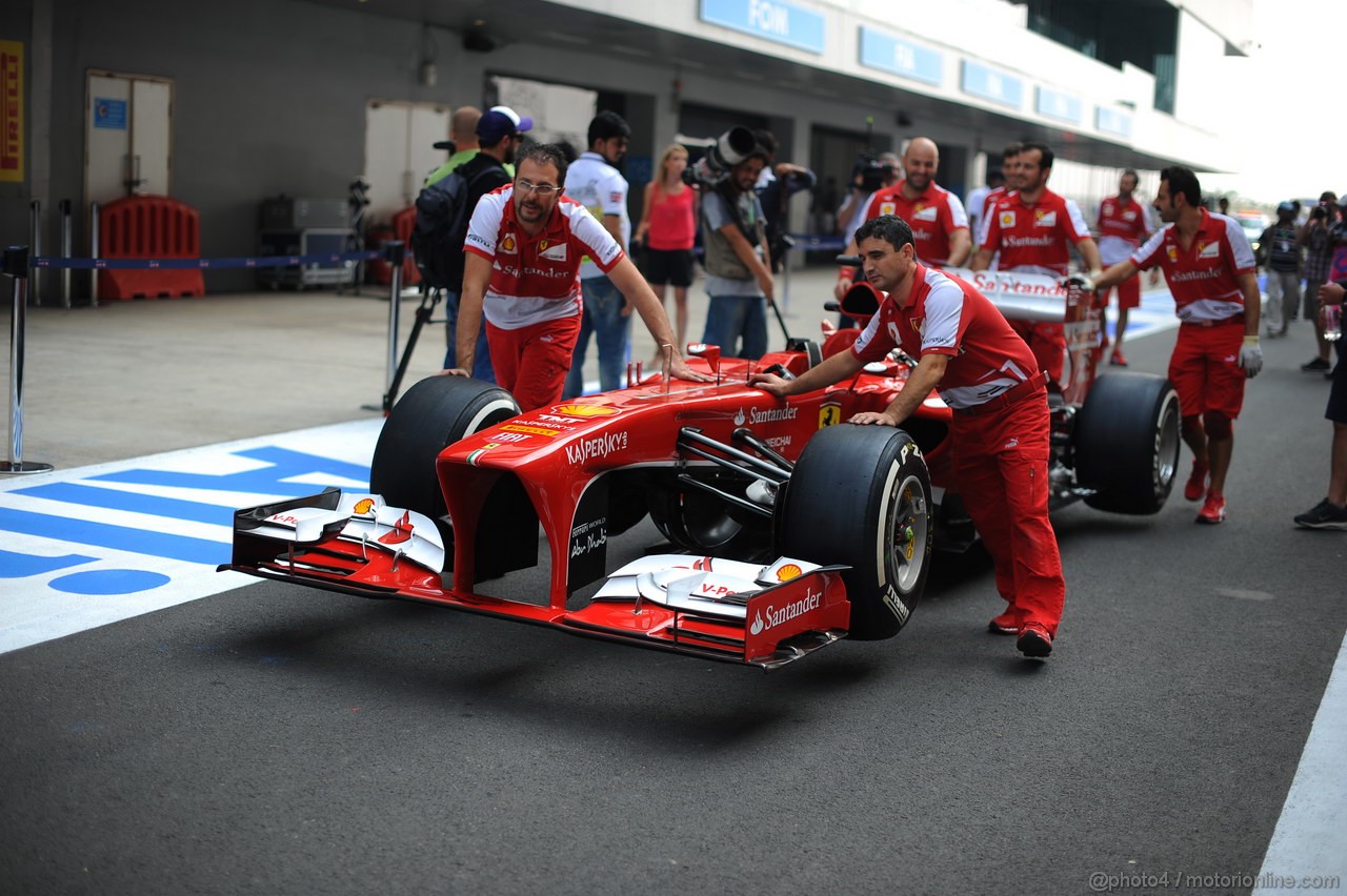 GP INDIA, Fernando Alonso (ESP) Ferrari F138 