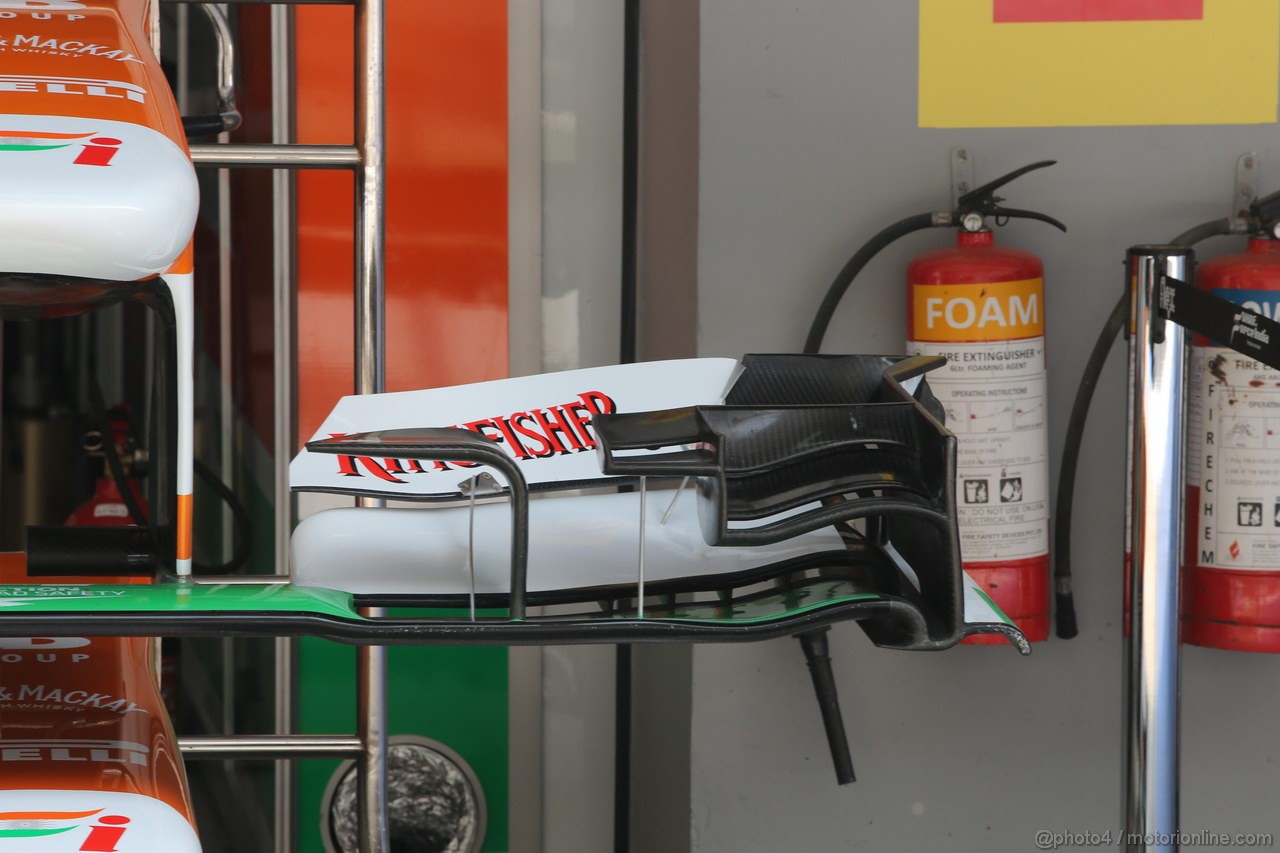 GP INDIA, Sahara Force India F1 VJM06 front wing details 