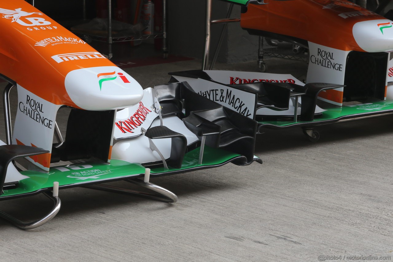 GP INDIA, Sahara Force India F1 VJM06 front wing details 