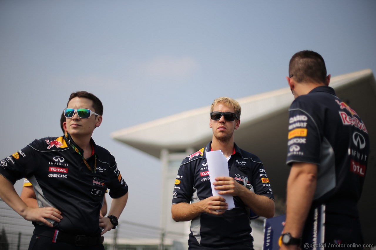 GP INDIA, Sebastian Vettel (GER) Red Bull Racing RB9 