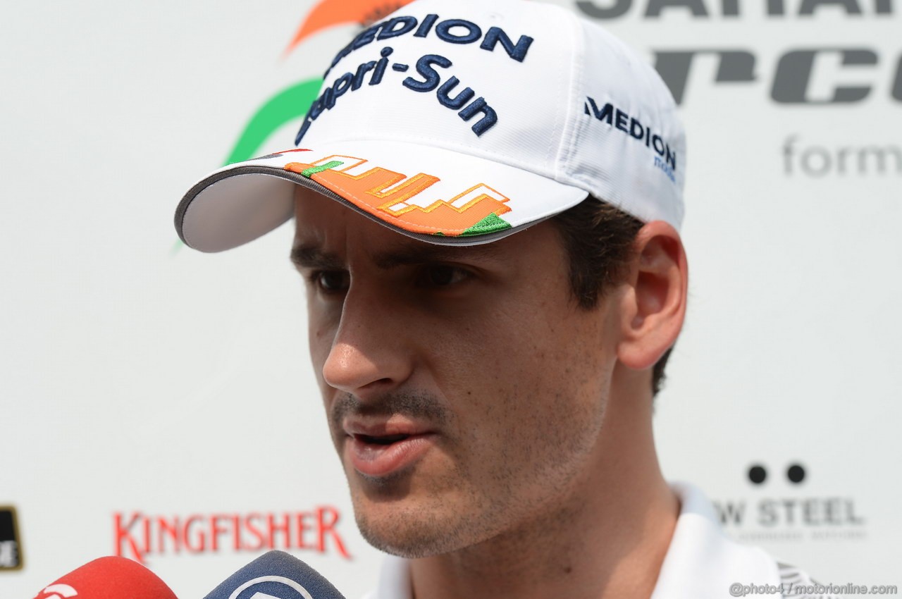 GP INDIA, 24.10.2013- Adrian Sutil (GER), Sahara Force India F1 Team VJM06 