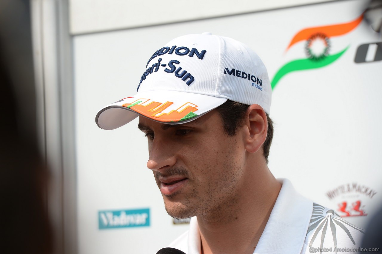 GP INDIA, 24.10.2013- Adrian Sutil (GER), Sahara Force India F1 Team VJM06 