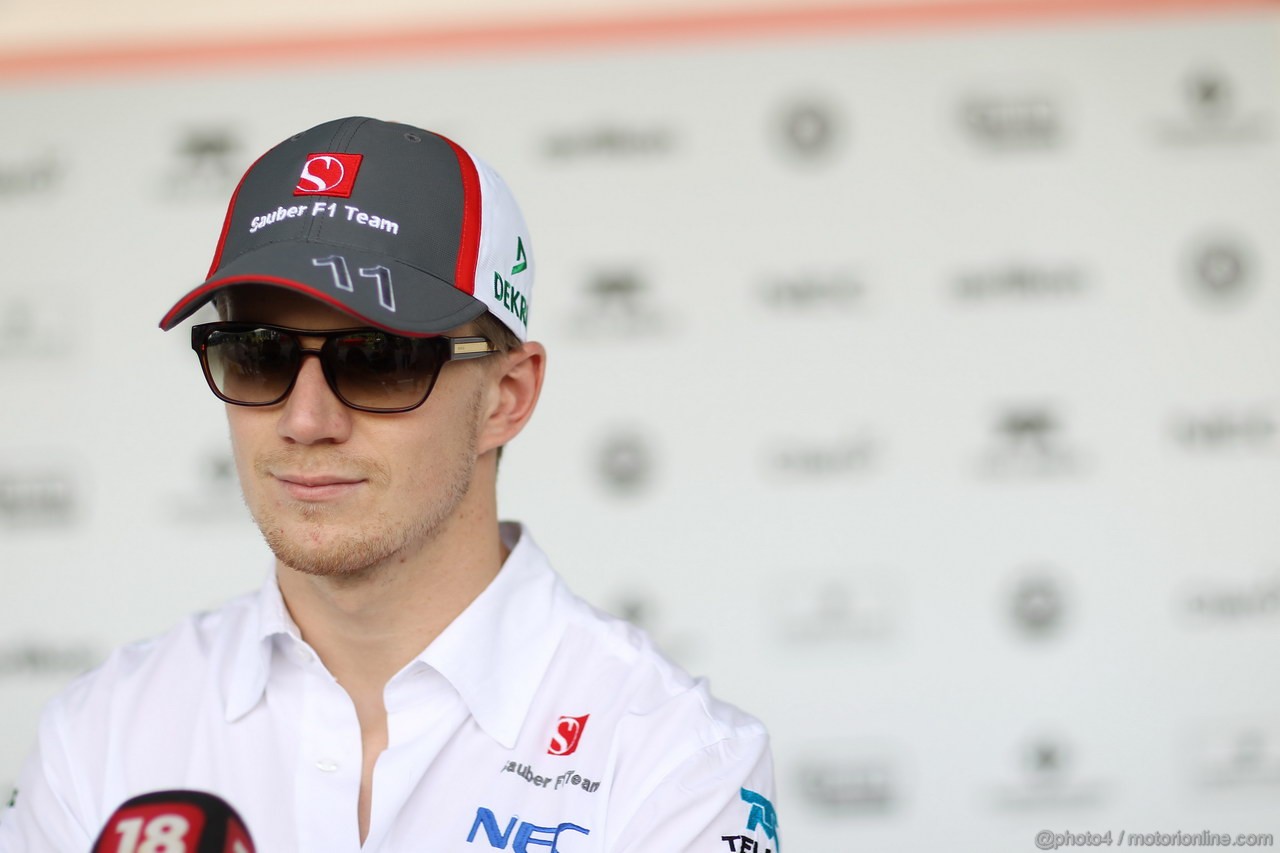 GP INDIA, 24.10.2013- Nico Hulkenberg (GER) Sauber F1 Team C32 