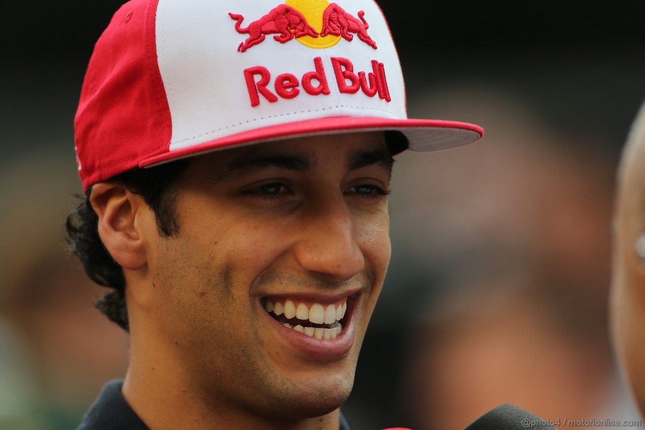 GP INDIA, 24.10.2013- Giovedi' press conference: Daniel Ricciardo (AUS) Scuderia Toro Rosso STR8 