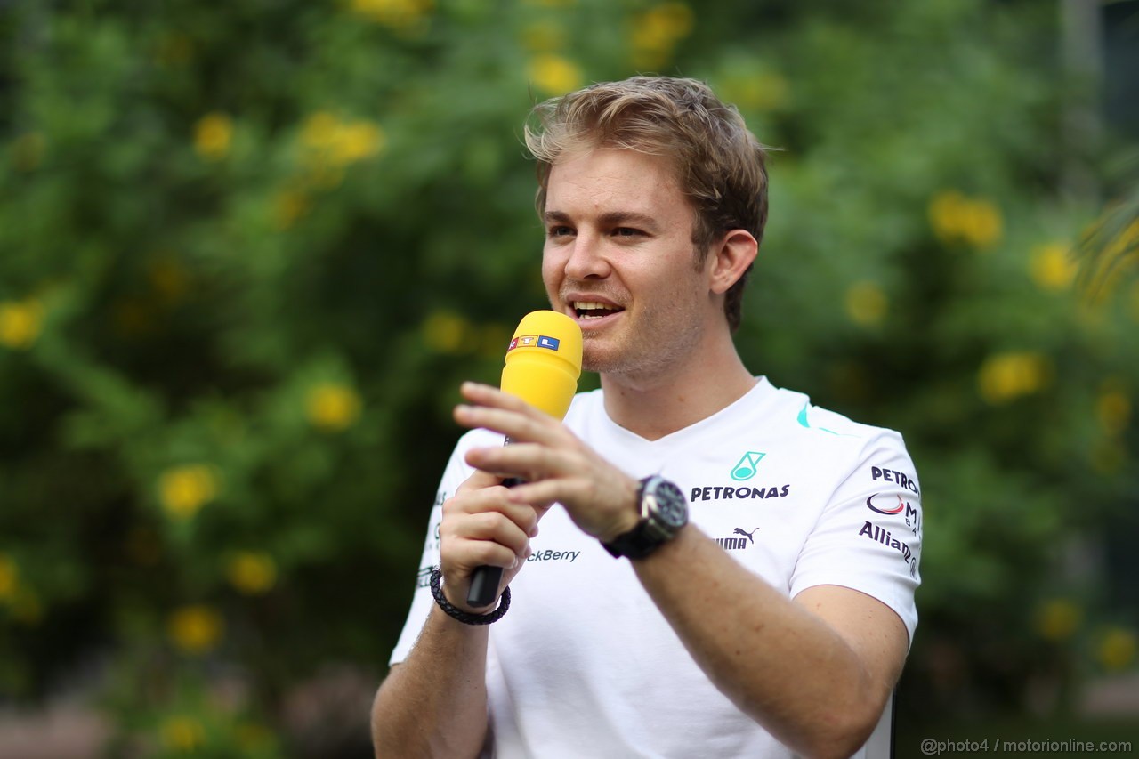 GP INDIA, 24.10.2013- Nico Rosberg (GER) Mercedes AMG F1 W04 