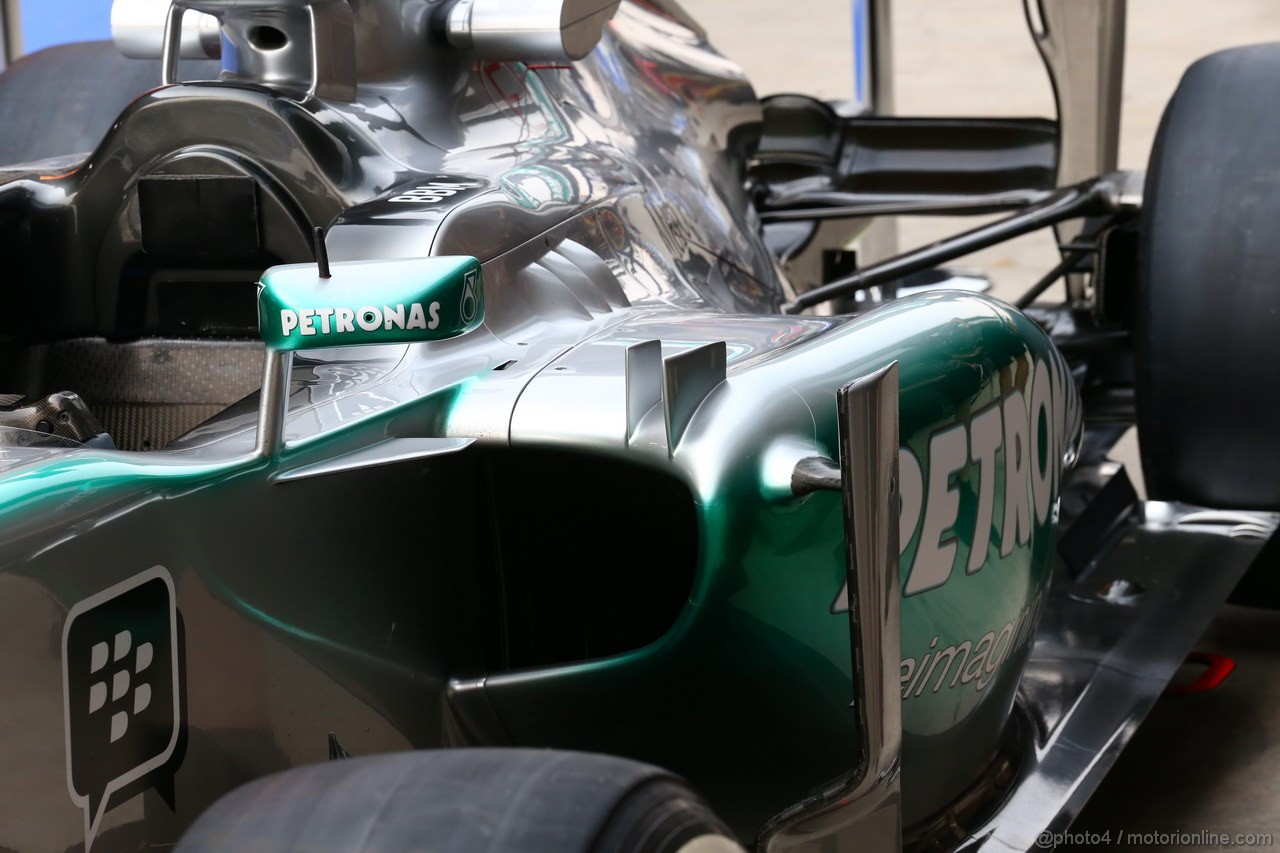 GP INDIA, 24.10.2013- Mercedes AMG F1 W04 tech details 