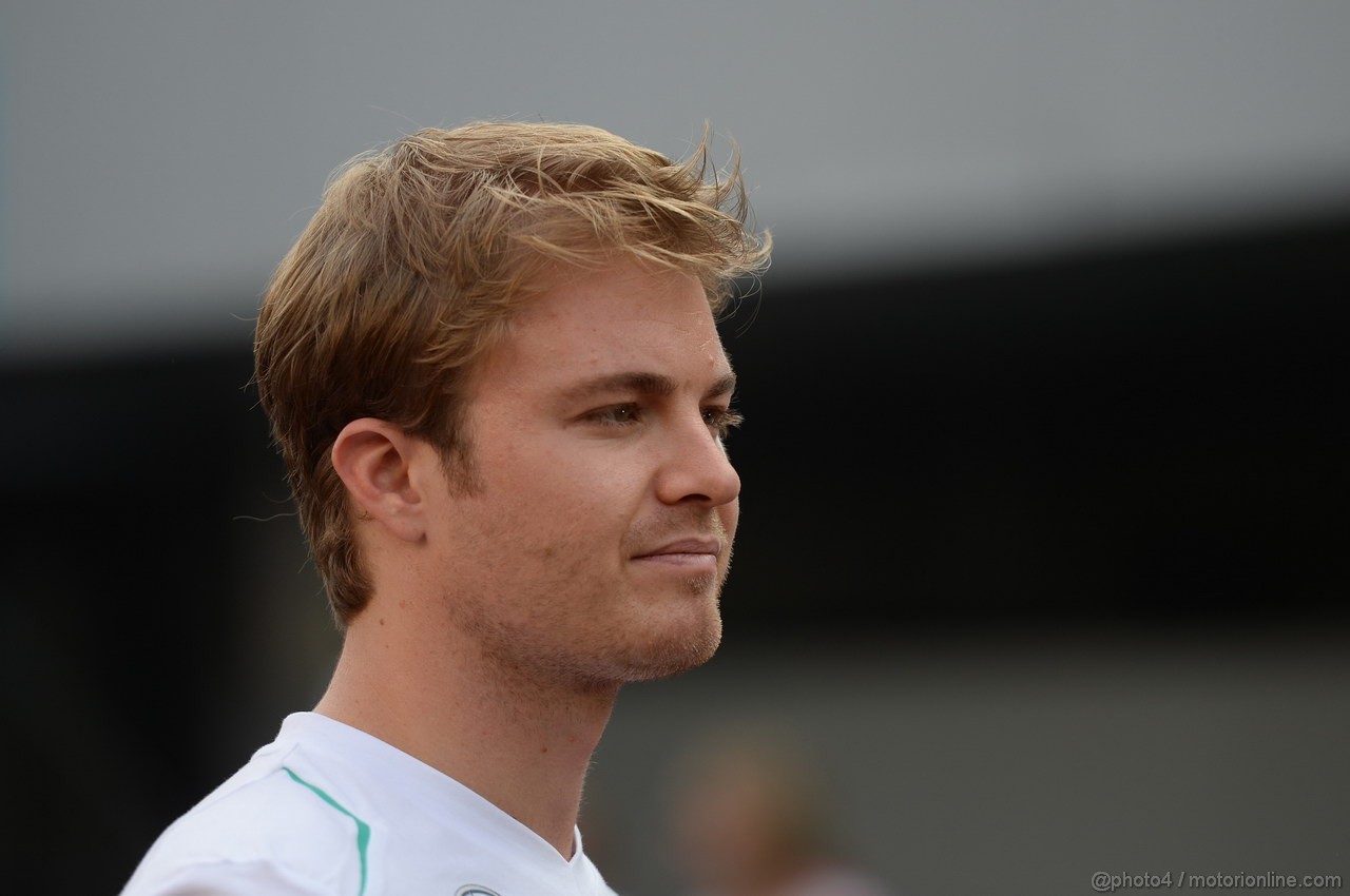 GP INDIA, 24.10.2013- Nico Rosberg (GER) Mercedes AMG F1 W04 