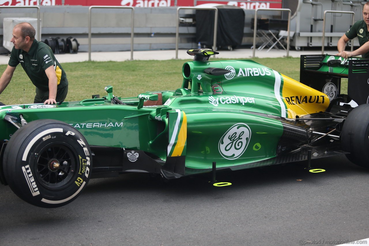 GP INDIA, 24.10.2013- Giedo Van der Garde (NED), Caterham F1 Team CT03 