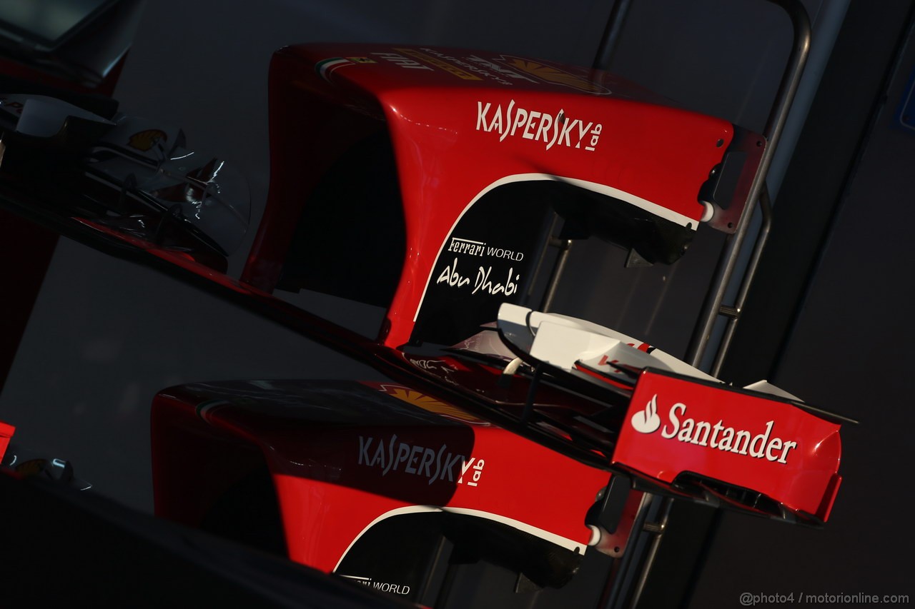 GP INDIA, 24.10.2013- Ferrari F138 front wing details 