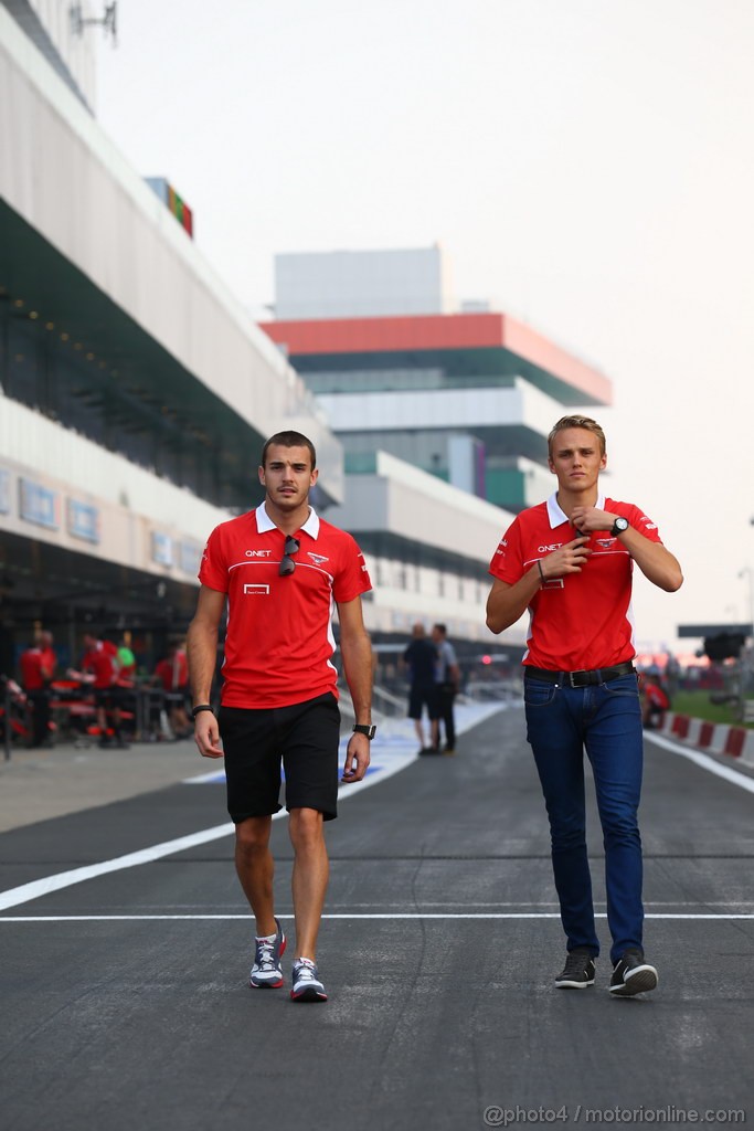 GP INDIA, 24.10.2013- Jules Bianchi (FRA) Marussia F1 Team MR02 