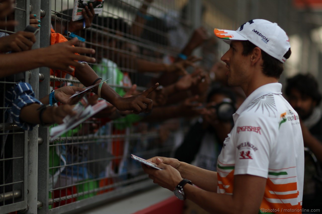 GP INDIA, 24.10.2013- Adrian Sutil (GER), Sahara Force India F1 Team VJM06 