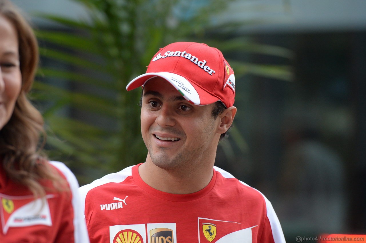 GP INDIA, 24.10.2013- Felipe Massa (BRA) Ferrari F138 