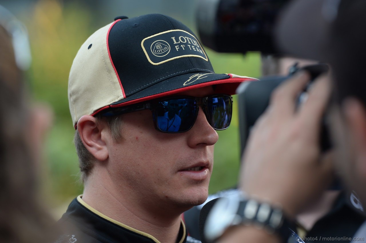 GP INDIA, 24.10.2013- Kimi Raikkonen (FIN) Lotus F1 Team E21 