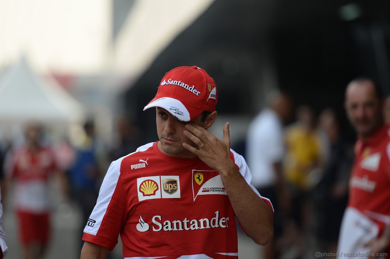 GP INDIA, 24.10.2013- Felipe Massa (BRA) Ferrari F138 