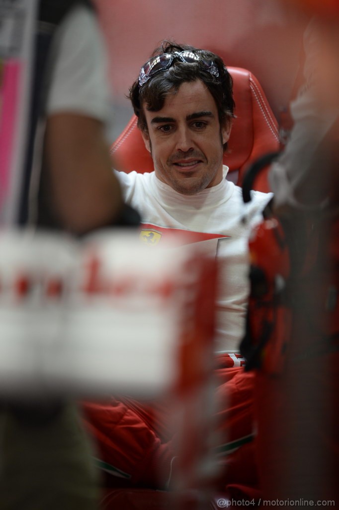 GP INDIA, 26.10.2013- Free practice 3: Fernando Alonso (ESP) Ferrari F138 