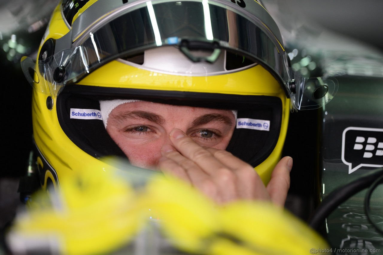 GP INDIA, 26.10.2013- Free practice 3: Nico Rosberg (GER) Mercedes AMG F1 W04 
