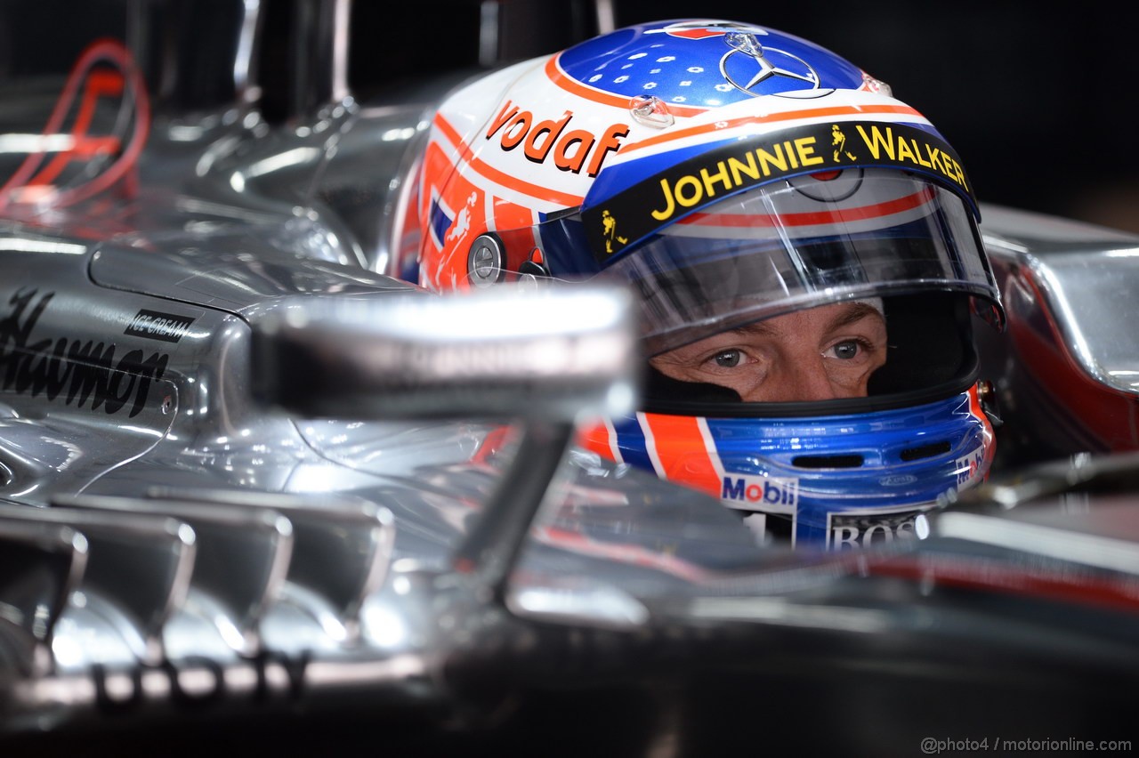 GP INDIA, 26.10.2013- Free practice 3: Jenson Button (GBR) McLaren Mercedes MP4-28 