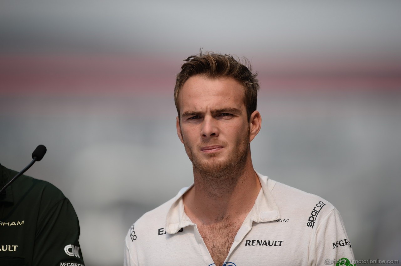 GP INDIA, 26.10.2013- Free practice 3: Giedo Van der Garde (NED), Caterham F1 Team CT03 
