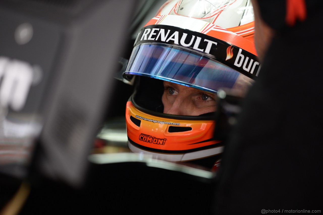GP INDIA, 26.10.2013- Free practice 3: Romain Grosjean (FRA) Lotus F1 Team E21 